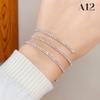 Elegant  Imitation Pearl Bracelet Multilayer Stretchable Pearl Bracelet