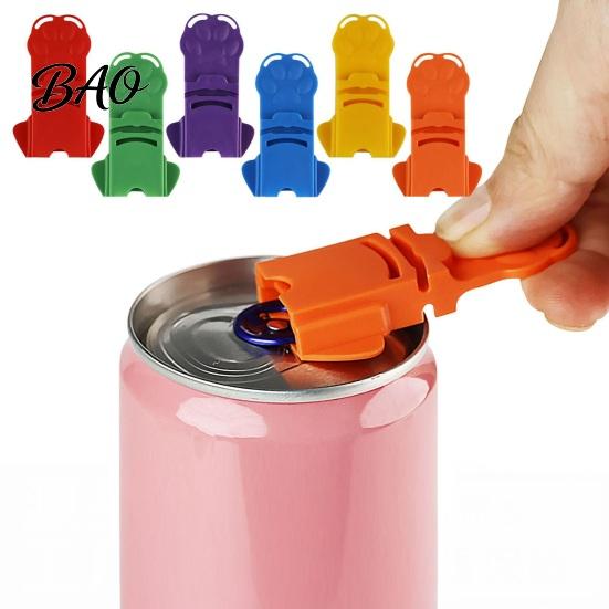 Pull Tab Opener 6Pcs Easy Can for Soda Beer, Handheld Lifter Novelty Bottle with Lever Design, Safe No Sharp Edge Tool Women Elderly Outdoor