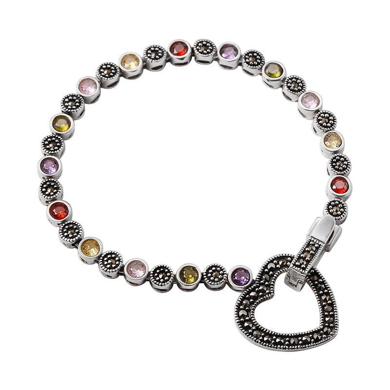 Multi Colored Women's Bracelet with New Fashion and Creative Design, Geometric Handmade Birthday Party Jewelry