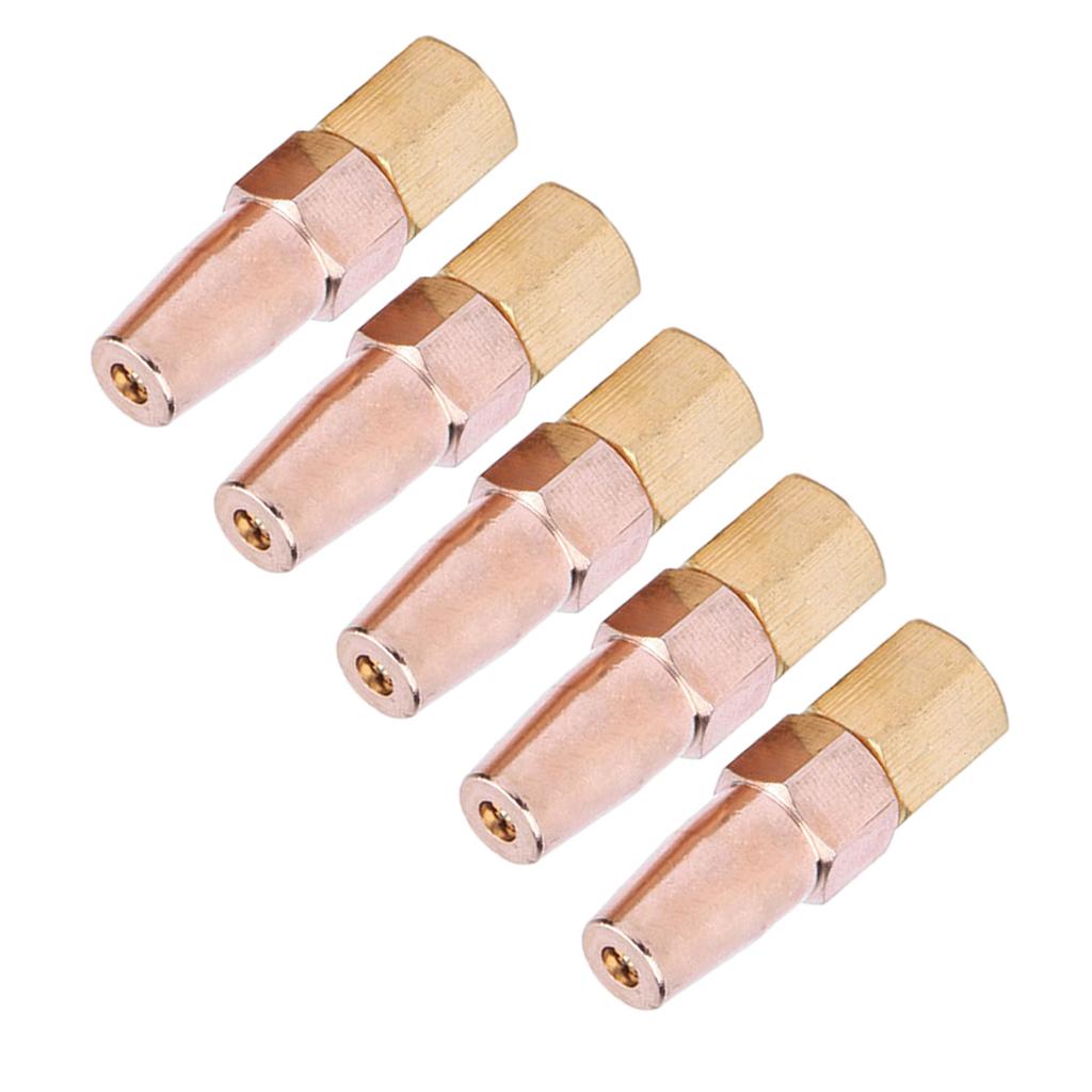 5Pcs Propane Gas Welding Nozzle H01-6 OxygenGas Contact Tips Holder for Priming Applications Thermal Metal Expansion