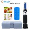 Handheld Refractometer Brix Meter - 0-32% Easy Fruits Sweetness & Sugar Tester