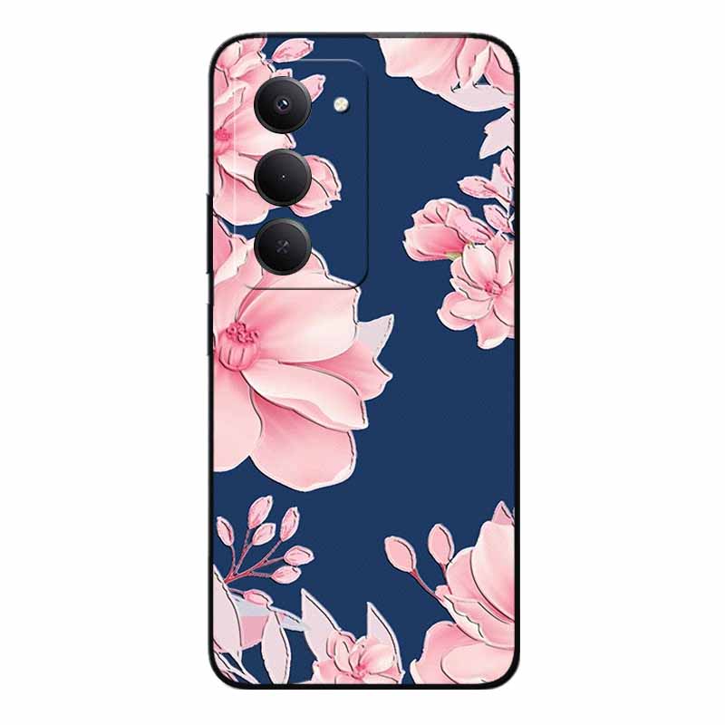 3D Emboss Cases For Redmi 15 5G 4G Relief Emboss Soft Silicone Back Cover For Xiaomi Redmi15 Flower Relief  Funda Redmi 15 4G 5G