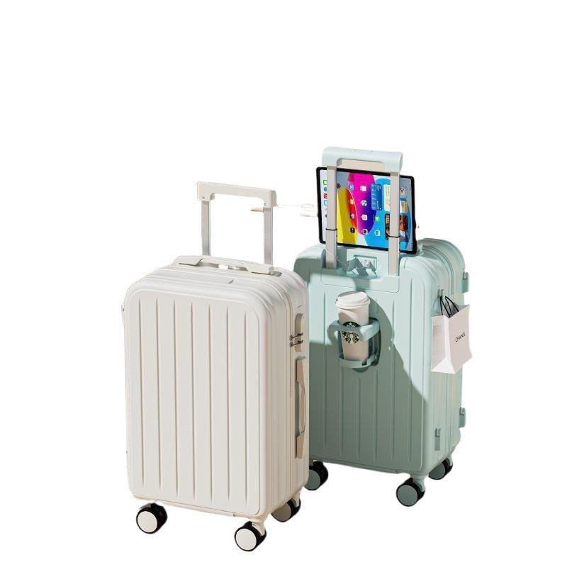 Stylish Lightweight Durable Suitcase with Combination Lock for Women, Men, and Students