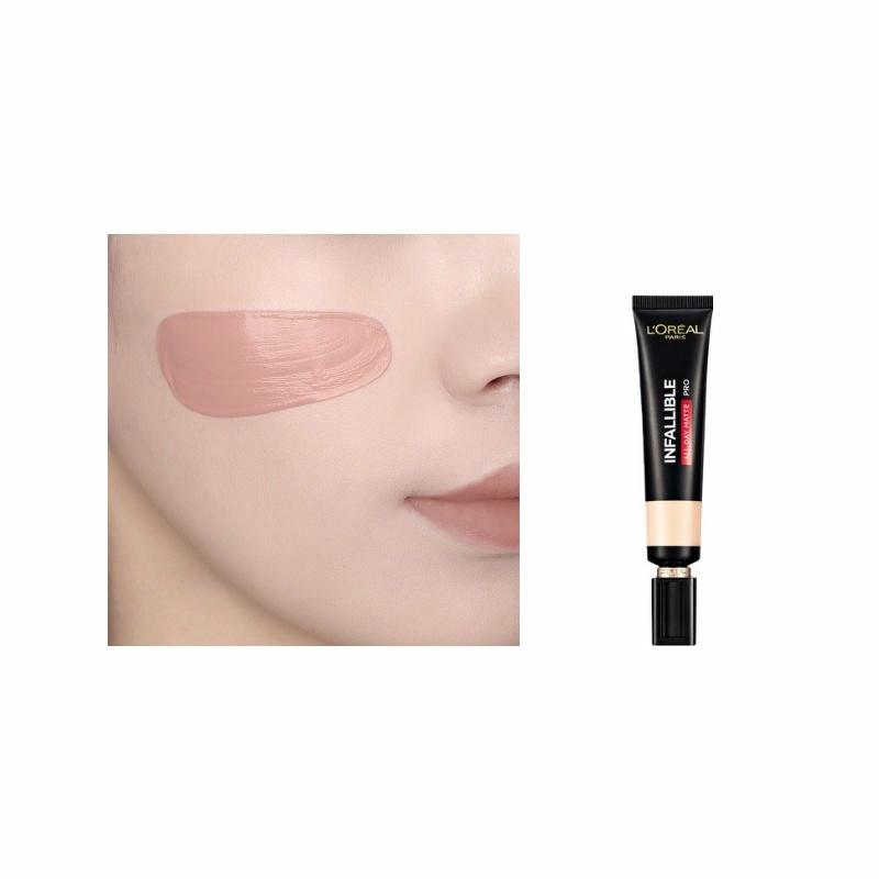 Loreal Paris Впитывающий стик PRO Long- Тональная основа Контроль жирности Long- Консилер Корректирует кожу Стойкий цвет Стойкое матовое жидкое тональное средство-300 розовый