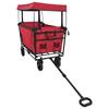 Folding Handcart Red 105 X 56.5 X 116 Cm Oxford Fabric