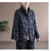 Women's 2026 Petite Winter Down Jacket with Xiangyun Pattern - Lightweight, Fashionable, Warm Outerwear with Stand Collar