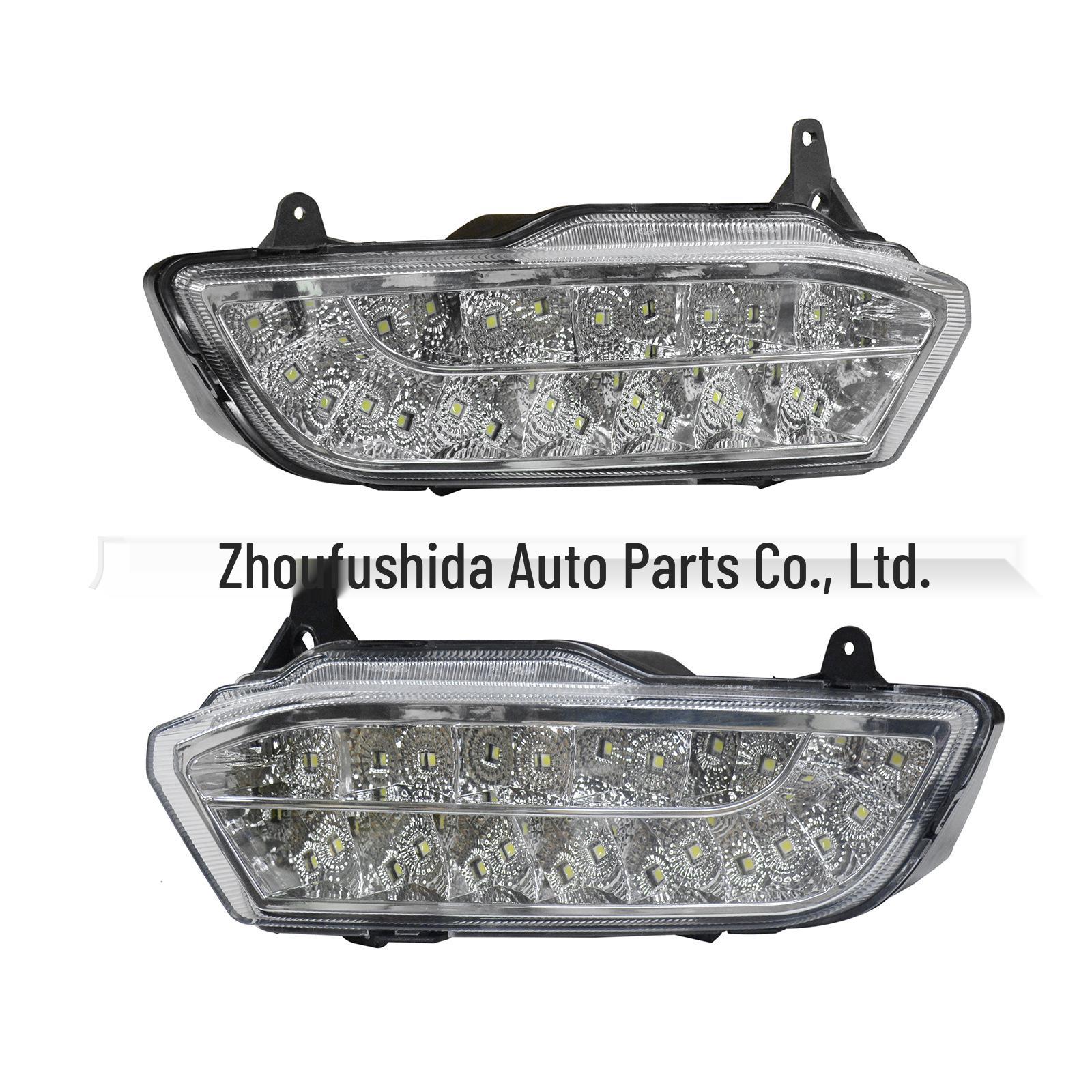 Светодиодные дневные ходовые огни и противотуманные фары для Volkswagen Polo 2014-2016 Right Side