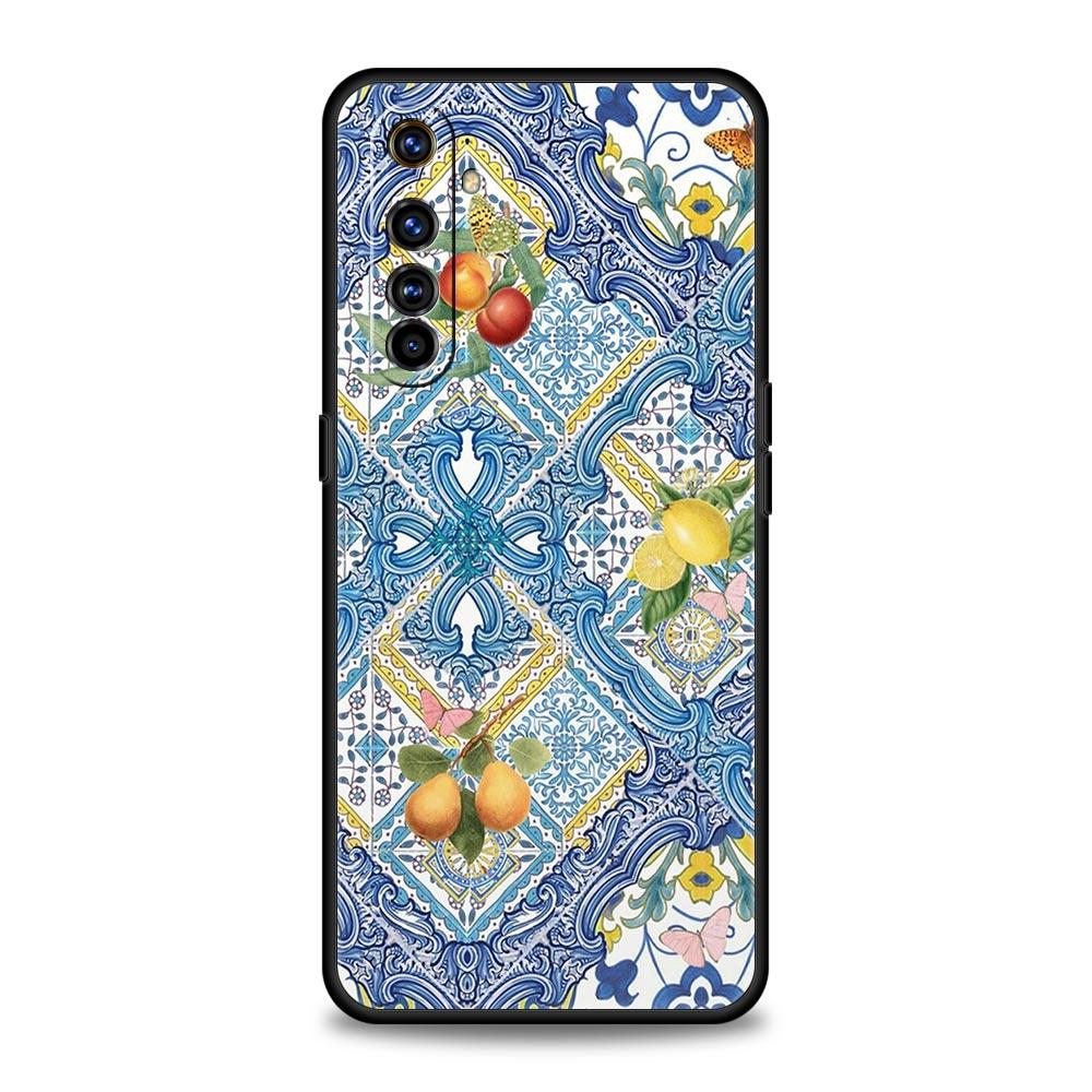 Mediterranean Lemon For Realme 11 10 9 8 5G 7 6 GT2 Pro Plus C21 C11 C25 C35 Silicone Cover For Realme GT Neo 2 3 3T Phone Case