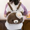 Panda Plush Kids Backpack With Cartoon Animal Design For School And Travel
