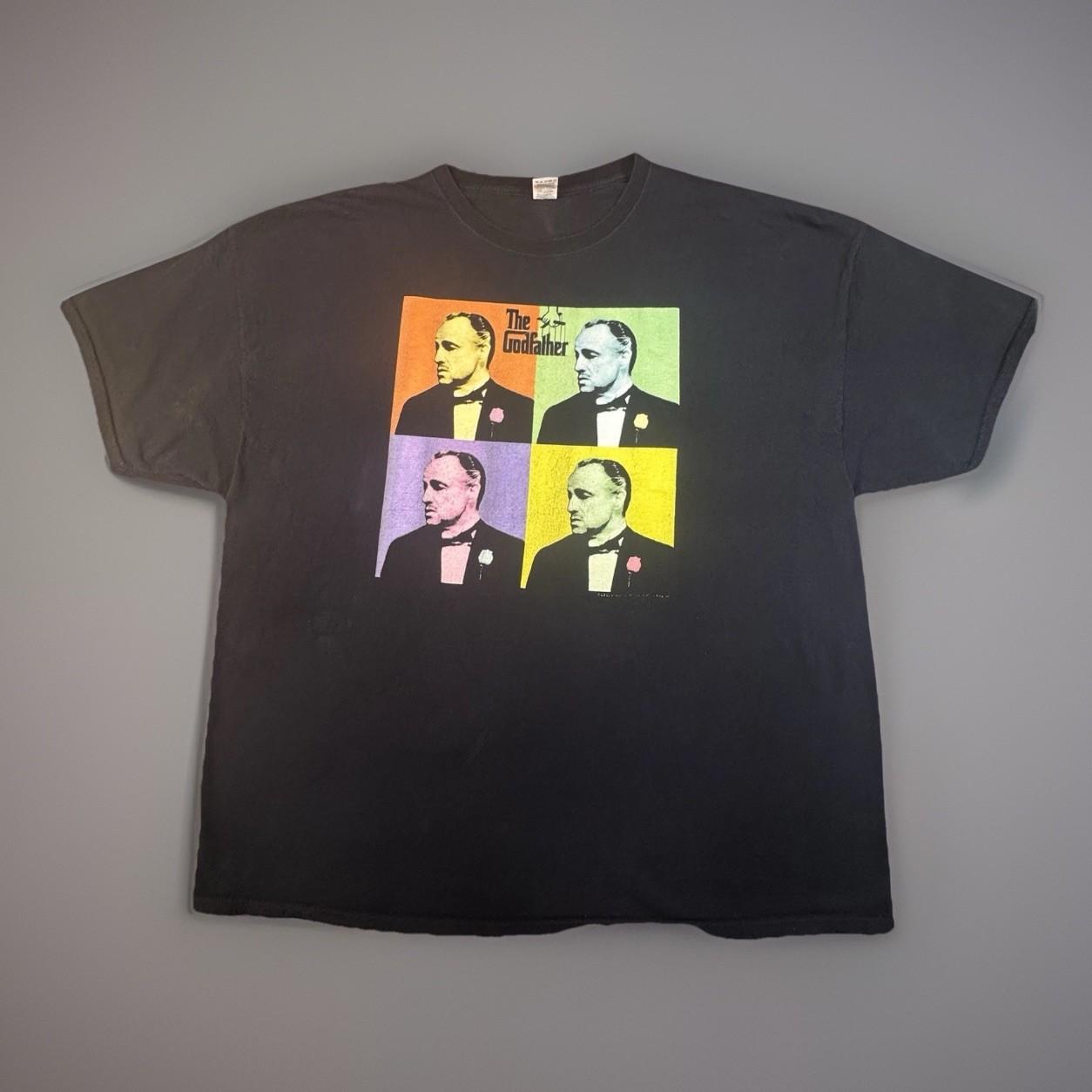 The Godfather Graphic T Shirt Mens XL Black Movie Tee Distressed -327 Unisex T-Shirt XXL