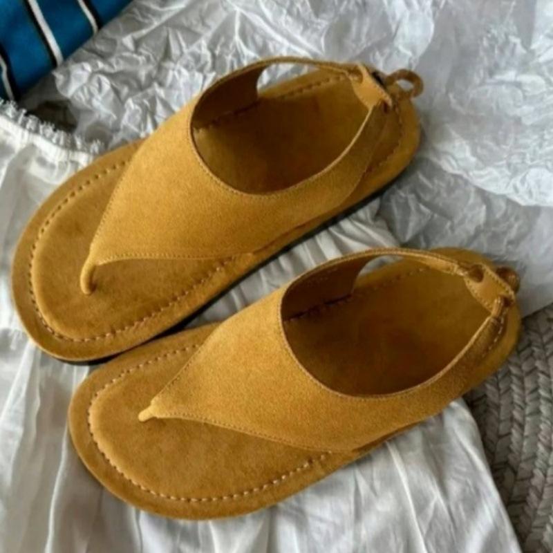 Korean version 2025 summer new toe open toe cool slippers retro casual versatile flip-flops toe sandals children