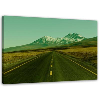 Leinwanddruck, Route 66 Straßenlandschaft