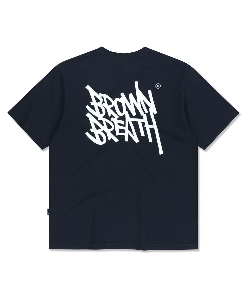 BROWNBREATH Tag Tee - Navy