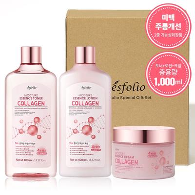 Collagen Basic 3 Piece Set Toner400ml + Lotion400ml + Cream200g