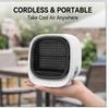 Rechargeable Water-Cooled Fan for Home or Office Use Portable Air Circulator with Quiet Operation High-Velocity Cooling Multi-Functional Mini Evap
