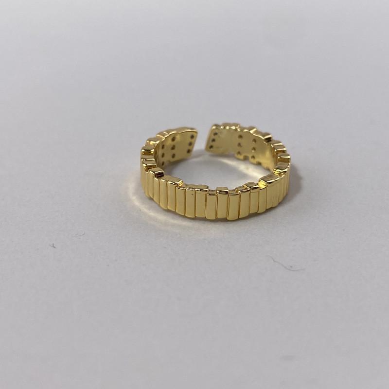 Exquisite Vintage Daisy Ring For Women Adjustable Copper Geometric Design Fashion Accessory