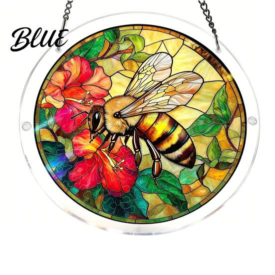 Hanging Window Decoration Acrylic Puzzle Suncatcher Stained Glass Ornaments DIY Jigsaw Sun Handmade Art Catcher Kit for Home Garden Decor