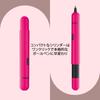 Lamy Pico Neon Pink Ballpoint Pen Innovative Pocket Ballpoint Pen Full Size Pen In One Click Metal Body Line Width M Compact Refill Black LAMY M 22
