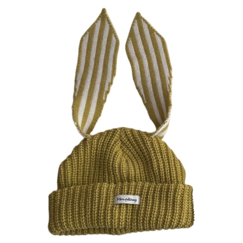 

Шапка-череп для Хелловіну В язана шапка з вушками Пуловер Шапка для косплею Кролики Шапки-черепи 2000-ті верблюд