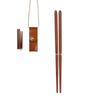 Folding Chopsticks Outdoor Camping Picnic Travel Portable Tableware A Pair of Chopsticks with Storage Bag