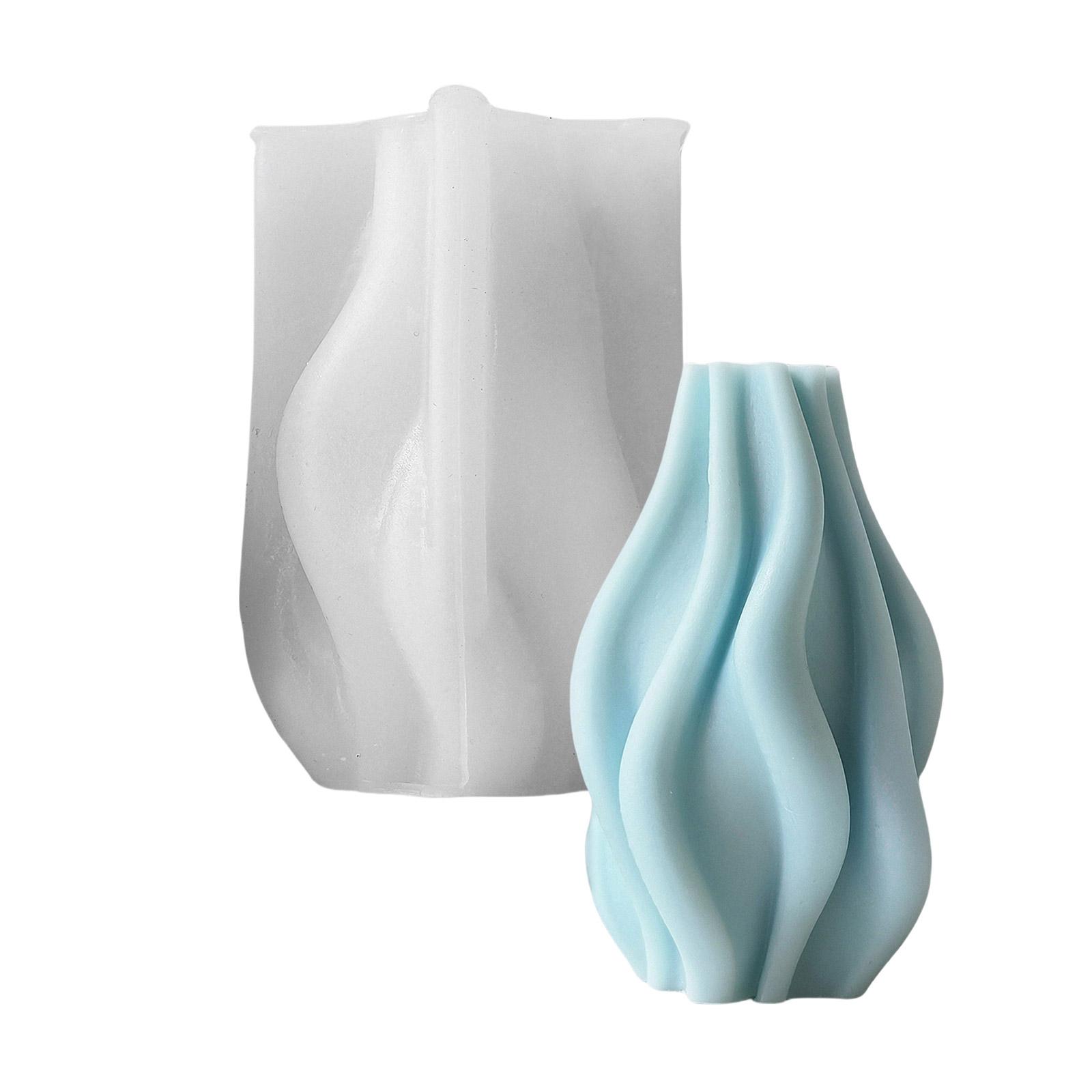 

Силиконовая форма для свечей 12,5x8 см Прочная форма-волна-столбик для свадеб и персонализированных подарков для изготовления свечей