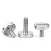 Large Round Head Slotted Hand Screw
