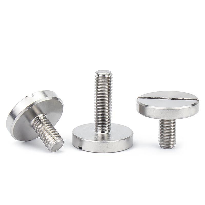 Large Round Head Slotted Hand Screw