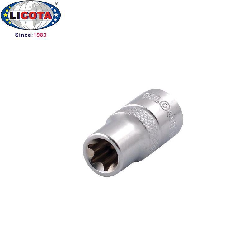 LICOTA Imported 1/4" Small 6.3mm Alien Flower E-Type Socket Set E204-E211