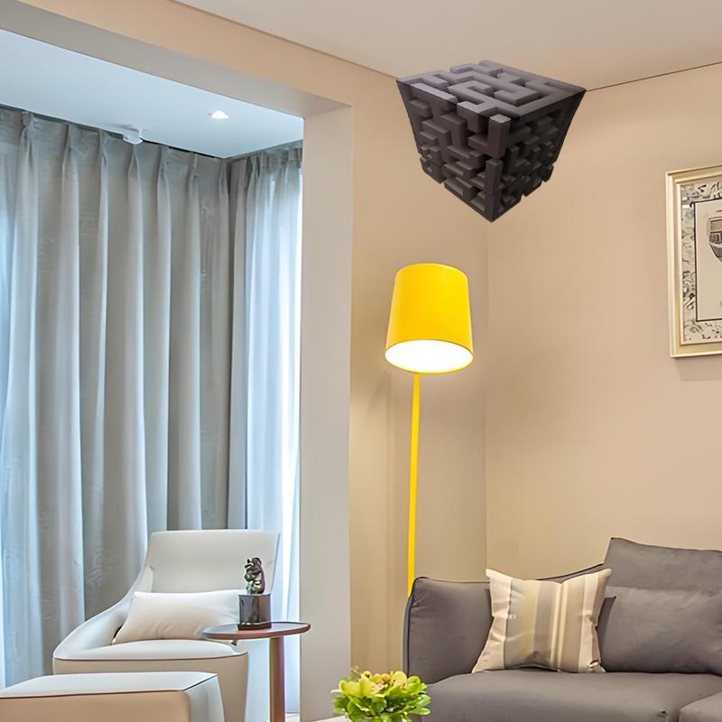 Reliable 3D Corner Wall Decal Optical Illusion Wall Art Impossible Corners Inspired Peel And Stick Removable 3D Wall Art