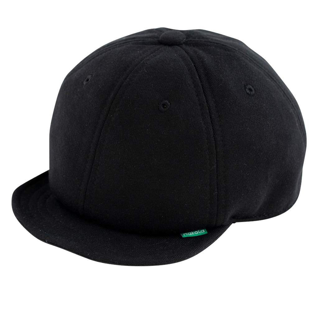Nakota Cap Bold Round Cap Baseball Cap Large Size Short Brim Denim Simple Casual Unisex XL Black