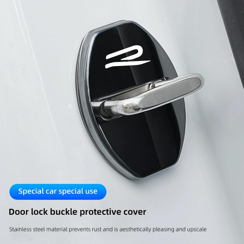 OPQ1 2026 Hot VOLKSWAGEN 4Pcs Car Door Lock Cover Stainless Steel Cap Auto Accessories For VW GTI Polo Golf Passat Tiguan Arteon Toua