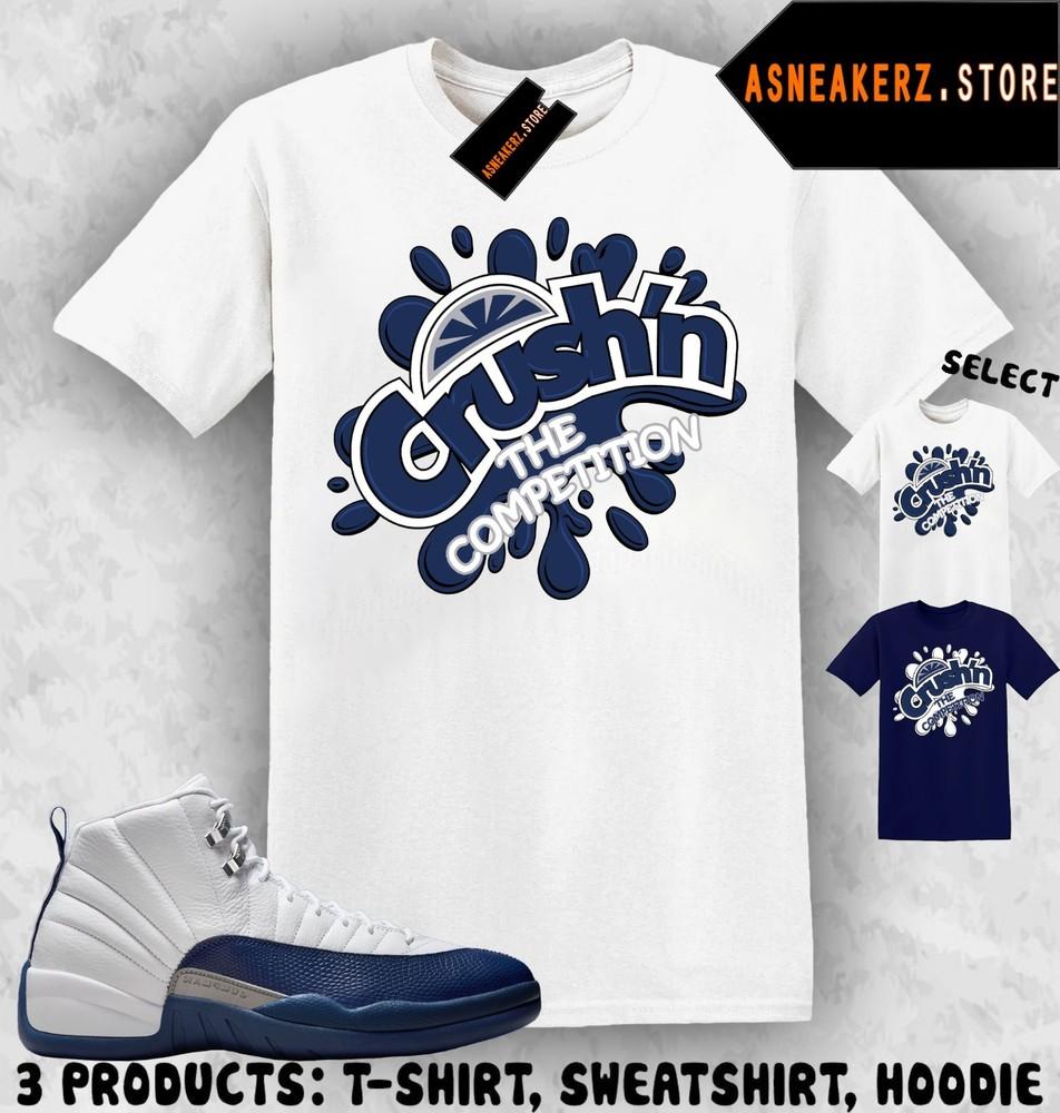 Tee Shirt Matching AJ 12 French Blue 2025 To Match Sneaker Fresh Crush T-Shirt Unisex T-Shirt XXXXL