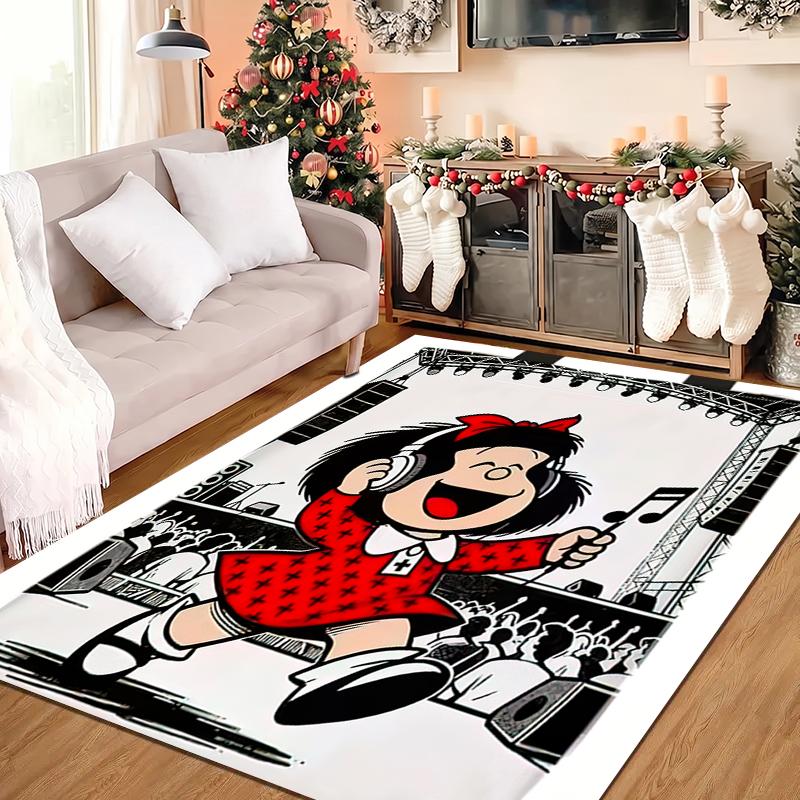 1PC Mafalda Rug - home decoration Carpet For Living Room Bedroom Flooring Computer Chair Area Rug