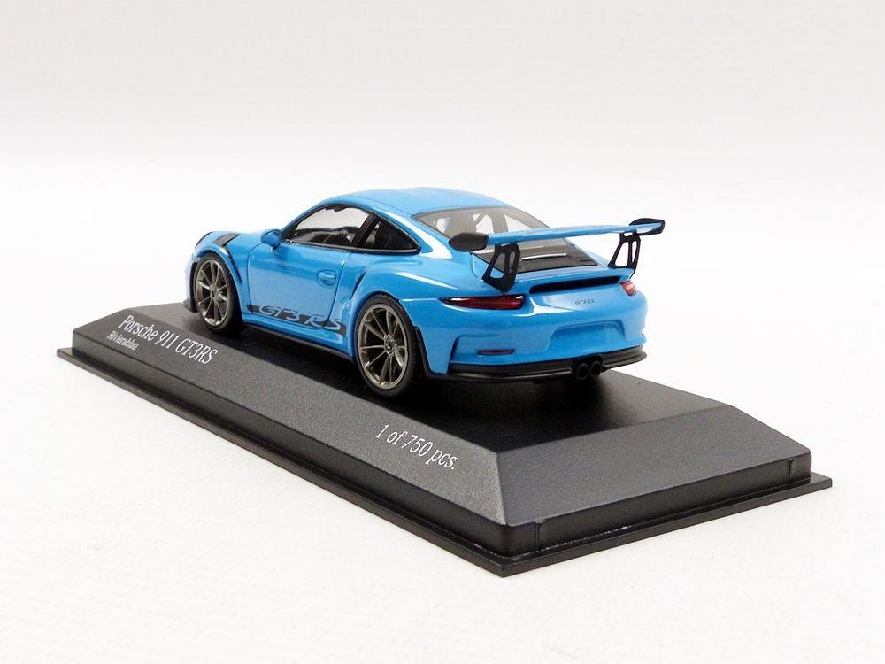Minichamps Scale Porsche 911 GT3 RS 2014 Riviera Blue 1/43 (991)