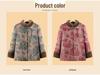 Warm Fleece-Lined Cotton Jacket for 70-Year-Old Women Grandma Tang Style