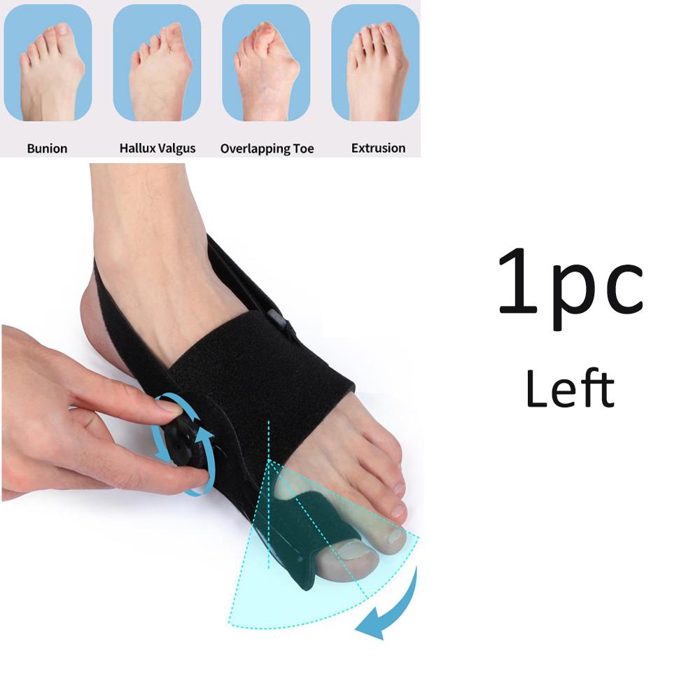 Toe Separator Hallux Valgus Bunion Corrector Orthotics Feet Bone Thumb Adjuster Correction Pedicure Sock Straightener