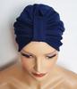 Navy Blue Women' Turban Emma 20 Bamboo Hat Even After Chemotherapy