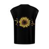 Women's Cap Sleeve Top Summer Printed Tank Top Basic T-Shirt Casual Loose