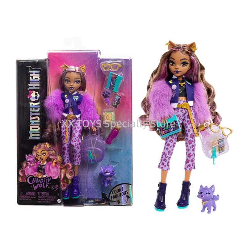 Monster High Monster Fest Doll Frankie Stein Cleo De Nile Clawdeen Wolf Monster Ball Party Fashion Collectible Doll Kids Gifts
