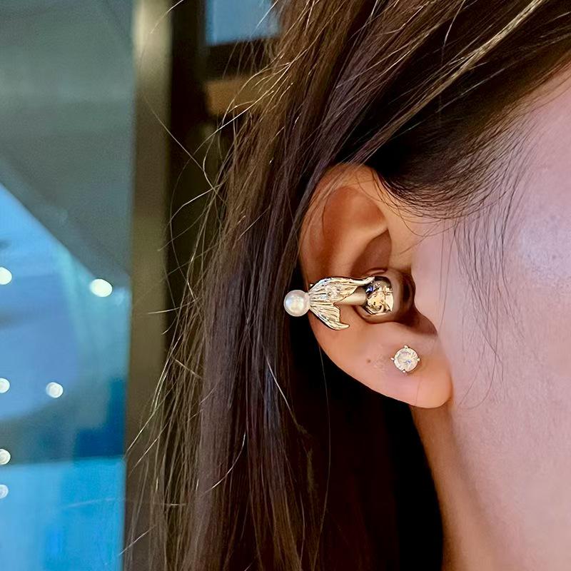 Accesorii de Agățat Huawei FreeClip cu Clips pentru Ureche Fluture Plin de Diamante