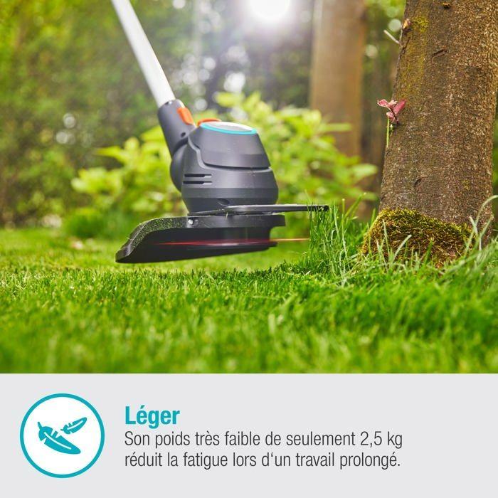 Tondeuse à gazon - Gardena - ComfortCut 23-18V P4A solo - Sans accu - Léger - Maniable