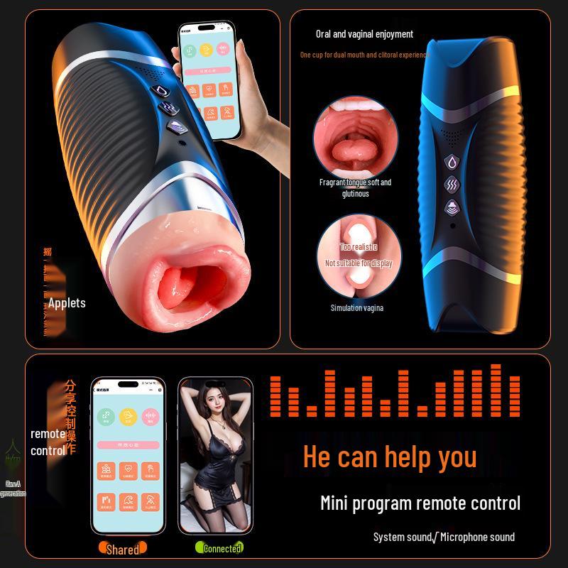 Long Love Masturbator Masculin Automat, Antrenor Electric pentru Penis, Jucărie Sexuală pentru Adulți