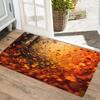 Autumn Leaves Falling Non-Slip Floor Mat -Indoor and Outdoor Absorbent Foot Mat Suitable for Home Decoration,Durable and Stylish