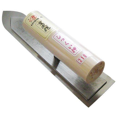 

Kajiwara Trowel Manufacturing, Hishika Juji, Honyaki, Plaster Press, Sword Point Type, 0.5mm Thick, 210mm