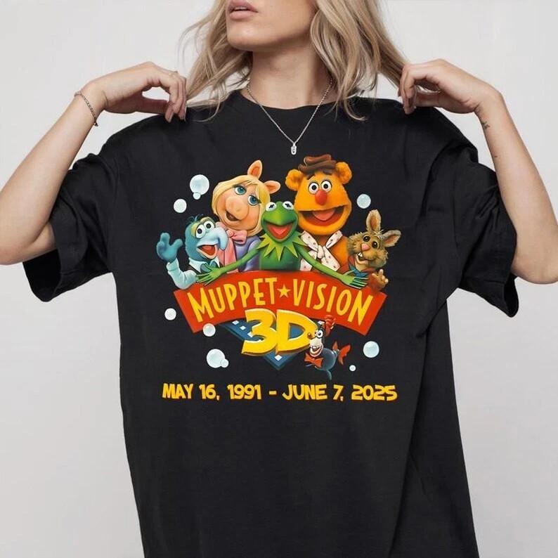 The Muppets Muppet Vision 3D Final Day June 7 2026 T-shirt M