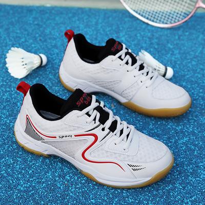 New Badminton Shoes Men's Shoes Breathable Table Tennis Shoes Ultra-light Shock Absorption Non-slip Women's Shoes Competition Training Shoes Tennis Sh