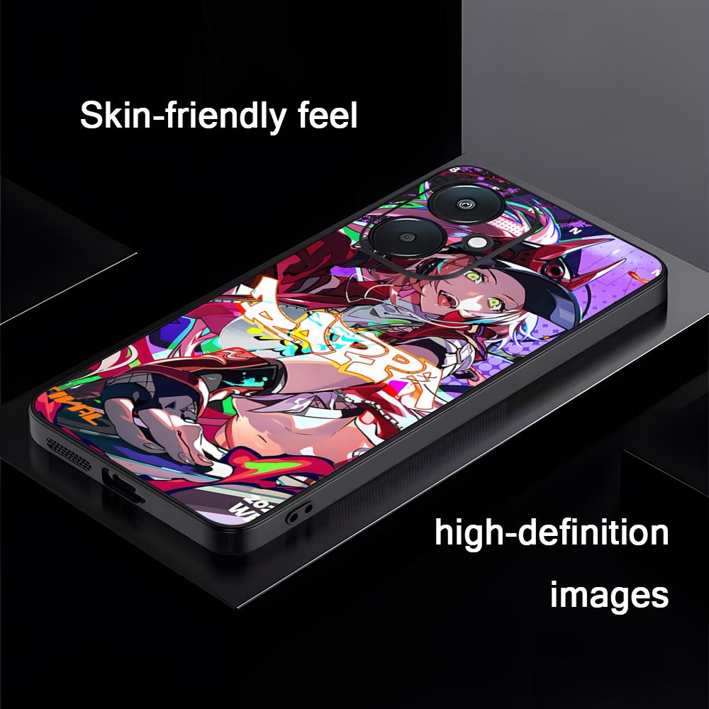 Cool Game HonkaiStarRail Rappa Phone Case For Xiaomi Redmi 14C 13C 12C Note14 13 12 11 10 Pro Plus S Soft Black Phone Cover