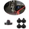 4PCS High Quality Heavy Universal Slotted Frame Rail Floor Jack Guard Adapter Lift Rubber Pads