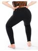 Winter 300 Jin Plus Size Fleece-Lined Knit Leggings - Super Elastic Waist & Warmth