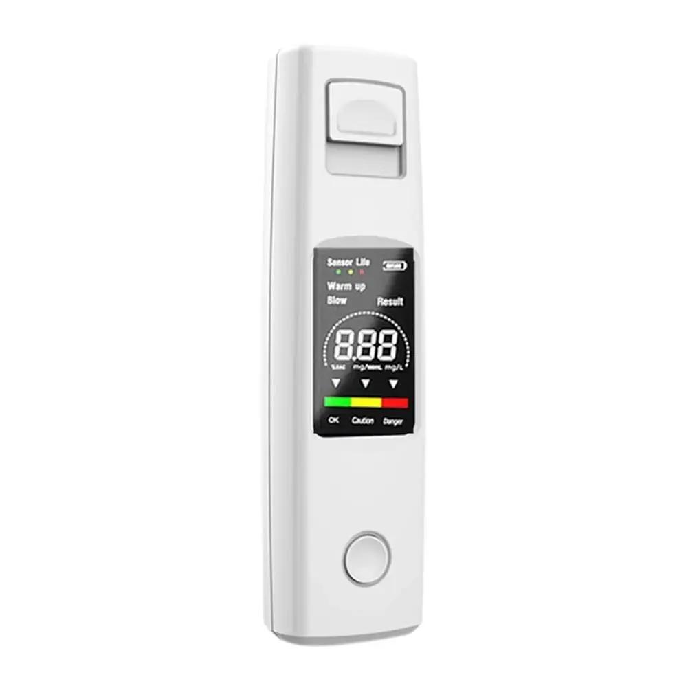 Alcohol Tester Portable Air Blown Contactless Drunk Driving With Tool Diagnostic LED Alcohol Digital Display Breathalyzer Y4O3